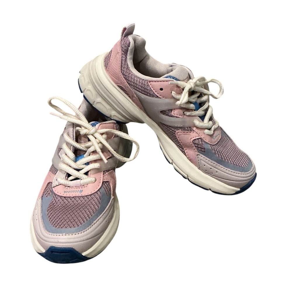 Zara Kids Chunky Mesh Athletic Sneakers Pink Tennis Shoes Running Gym Size 33